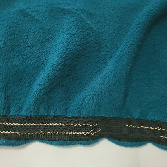 Vtg USA Cabelas Fleece Polartec Jacket Zippered Men's Size Large 90's Teal Green - Picture 7 of 9